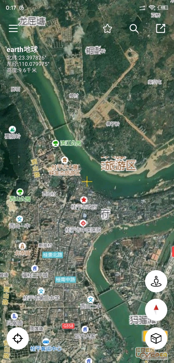 最新桂平衛(wèi)星地圖，開啟一段溫馨有趣的探索之旅