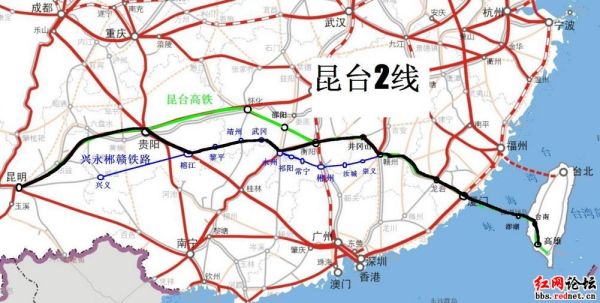 昆臺高鐵最新路線圖，一段精彩的旅程啟程