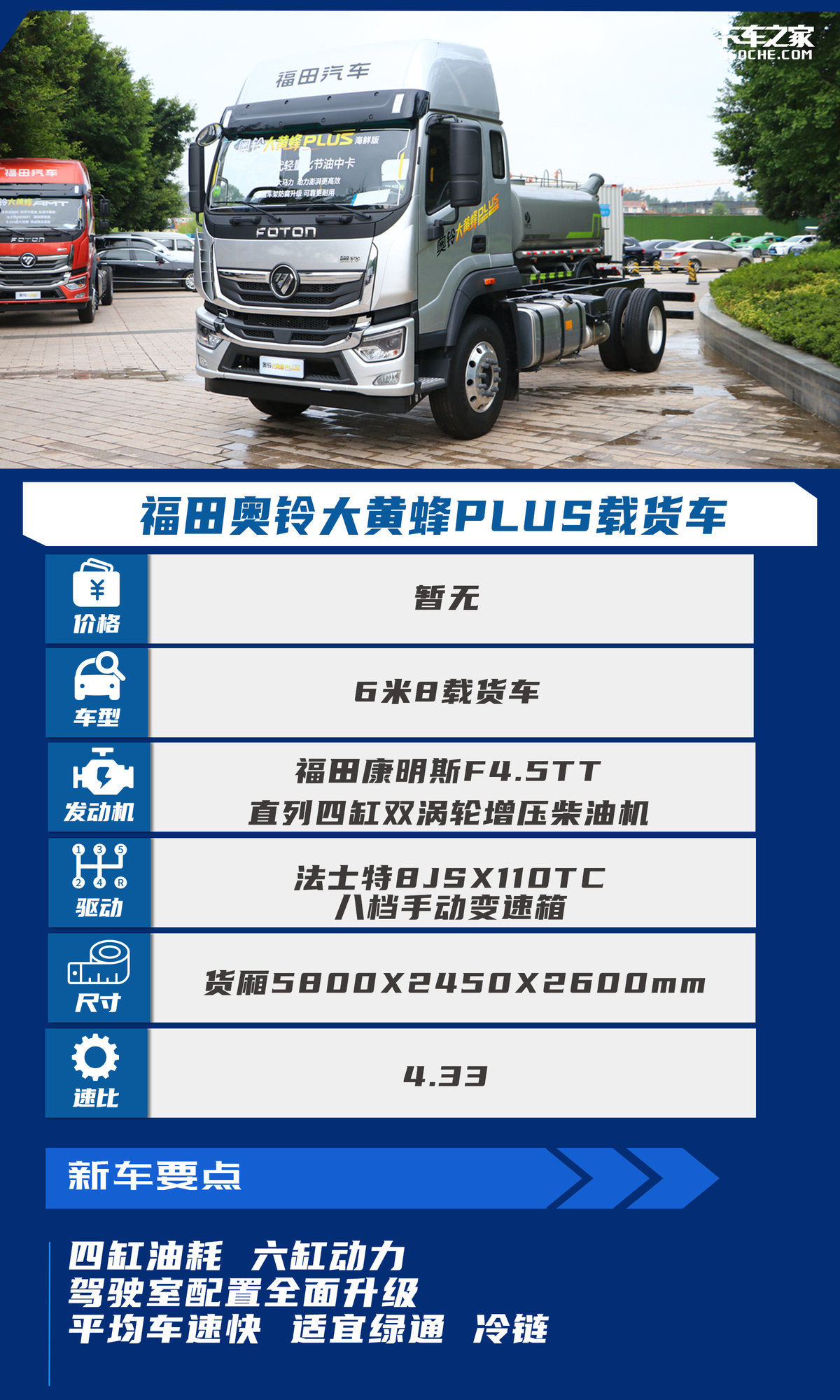 福田最新貨車，路上的友情與家的溫馨之旅