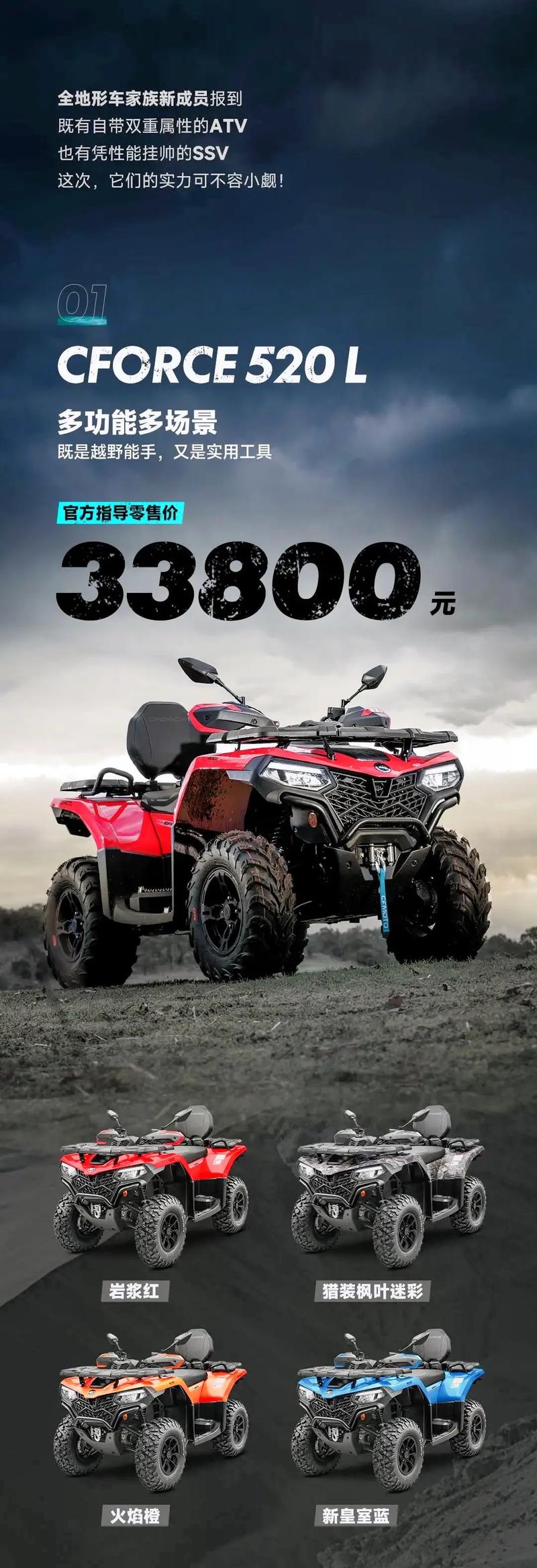 最新全地形車，越野的極致體驗